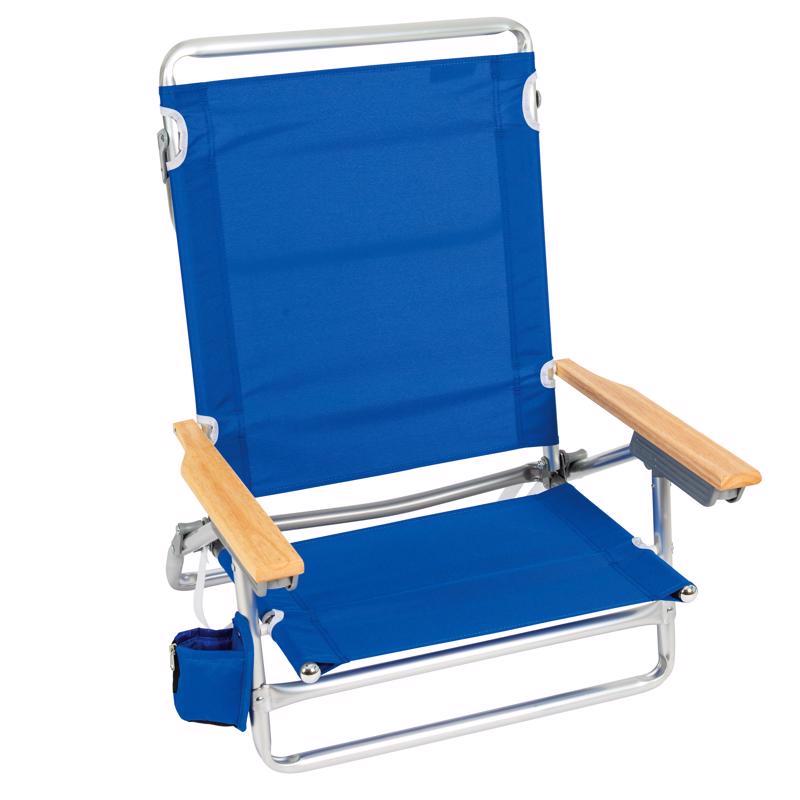 Rio Brands 5-Position Assorted Beach Chair, Pack of 4