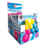 BigMouth Strike 'n' Soak Assorted Silicone Reusable Water Balloon Pool Balls, Pack of 6