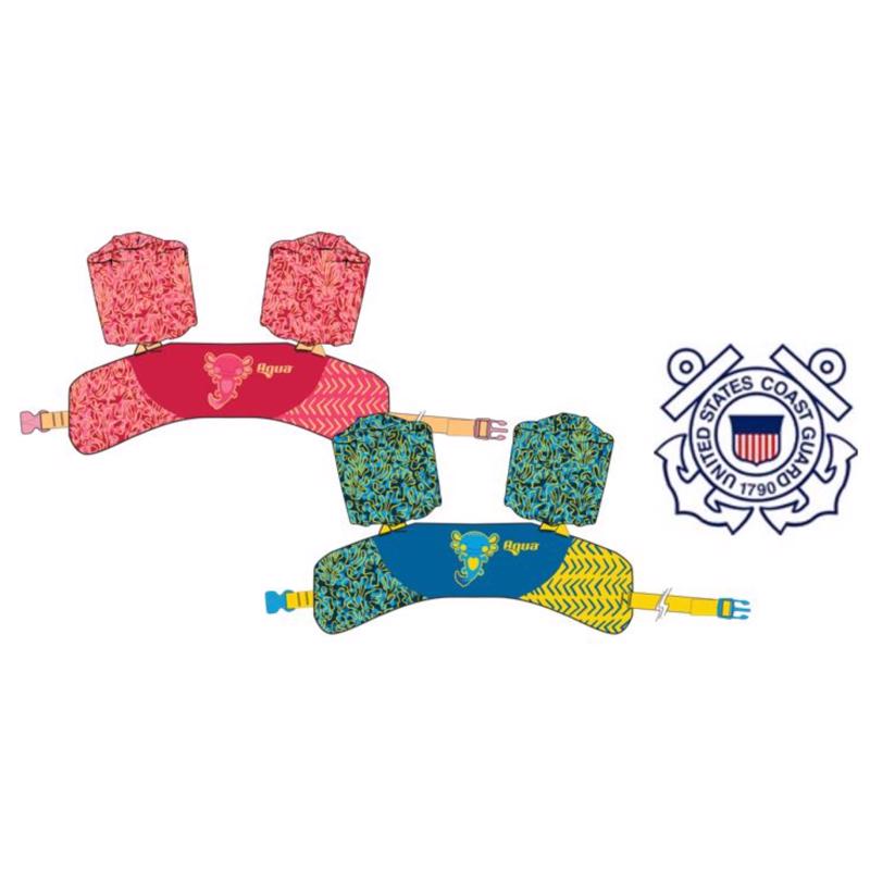 Aqua Swim Tadpole Assorted Fabric/Mesh Swimming Arm Bands, Pack of 4