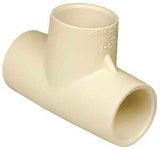 Nibco T00160D Pipe Tee, 1/2 in, CPVC, SCH 40 Schedule