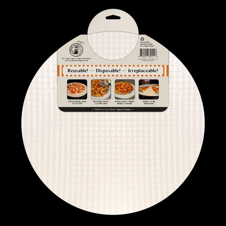Urban Slicer Pizza Worx Paper Composite White Pizza Chopping Board 6 each, Pack of 12