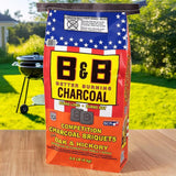 B&B Charcoal All Natural Hickory and Oak Charcoal Briquettes 8.8 lb