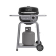 Charbroil Bistro Pro 1 Burner Charcoal/Liquid Propane Grill Black/Silver