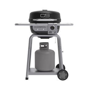 Charbroil Bistro Pro 1 Burner Charcoal/Liquid Propane Grill Black/Silver