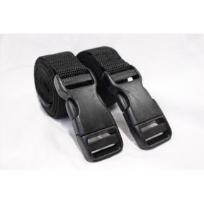 Bulk-Strap 1 in. W X 4 ft. L Black Utility Strap 175 lb 2 pk