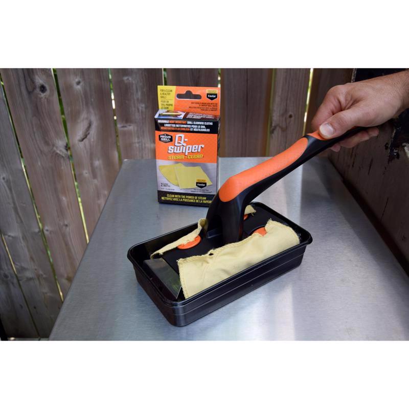 Q-Swiper Steam Clean Grill Cleaning Kit 3 pc, Pack of 6