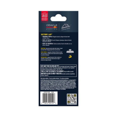 Armor All Podium Series Victory Lap Scent Air Freshener Solid 1 pk, Pack of 6
