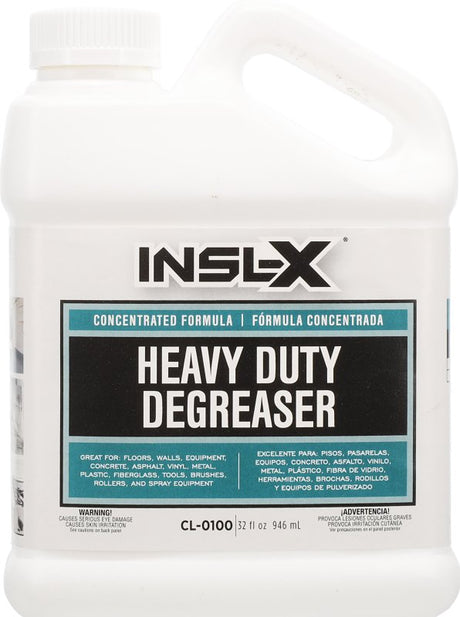 Insl-X CL-0100-099-04 Heavy-Duty Degreaser, 1 qt, Bottle, Liquid, Candle Light, Pack of 4