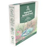 Nature's Way Ecocycle 0.63 qt Glass/Metal Hanging Bird Feeder