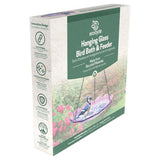 Nature's Way Ecocycle 0.63 qt Glass/Metal Hanging Bird Feeder