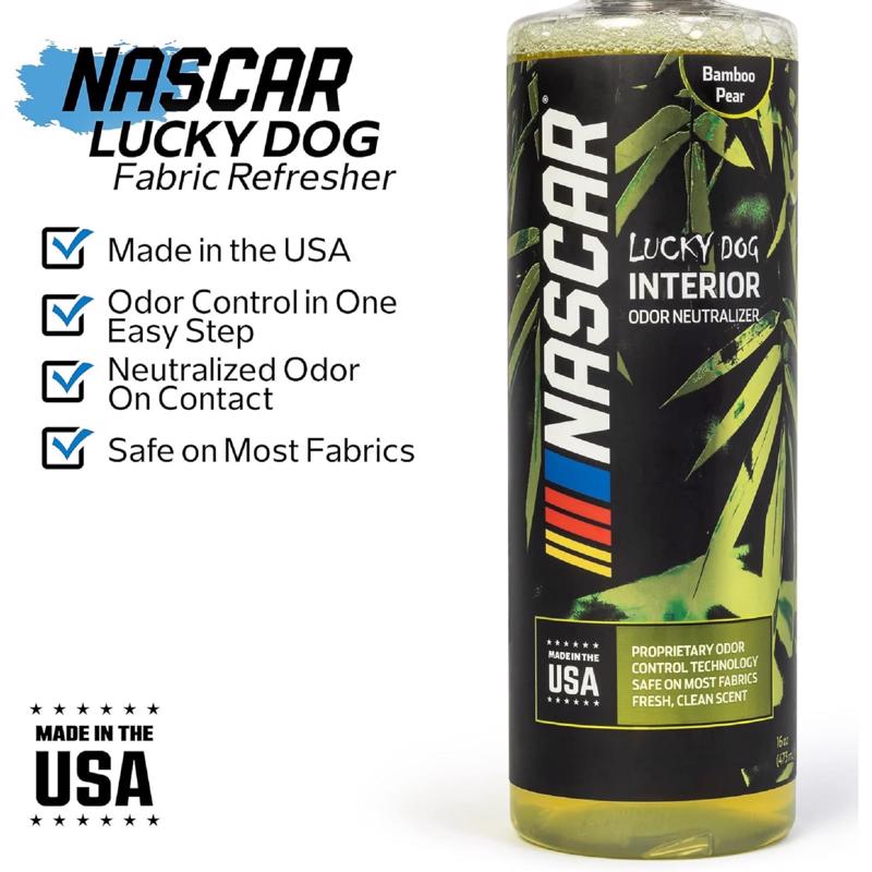 Nascar Bamboo Pear Scent Air Freshener Spray 16 oz Aerosol 1 pk, Pack of 6