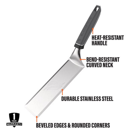 Blackstone Iron Forged Plastic/Stainless Steel Black/Silver Grill Spatula 1 pk