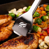 Blackstone Iron Forged Plastic/Stainless Steel Black/Silver Grill Turner/Tong 1 pk