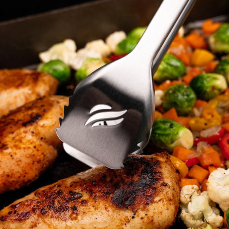 Blackstone Iron Forged Plastic/Stainless Steel Black/Silver Grill Turner/Tong 1 pk