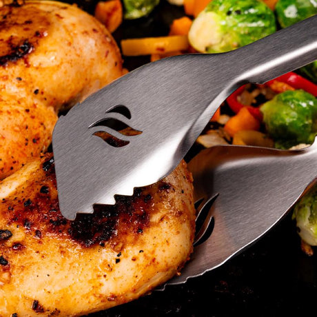 Blackstone Iron Forged Plastic/Stainless Steel Black/Silver Grill Turner/Tong 1 pk