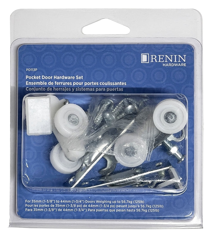 Renin PD113P Knock Down Frame Kit, 96 in L Track, For: 1-3/8 to 1-3/4 in THK Heavy-Duty Pocket Door