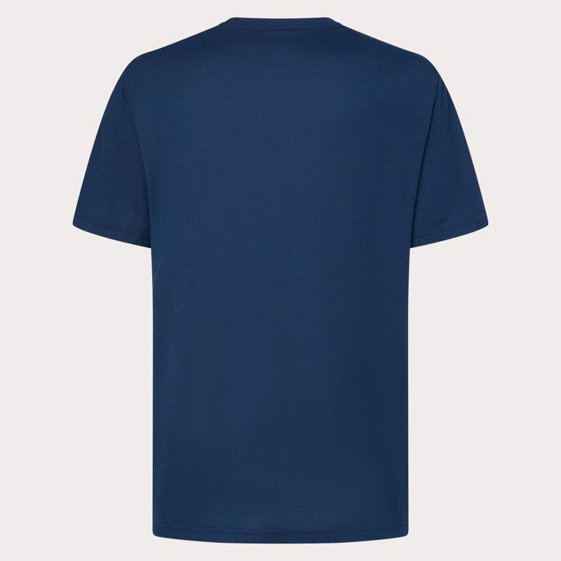 Oakley Bark New M Short Sleeve Men's Crew Neck Navy Tee Shirt