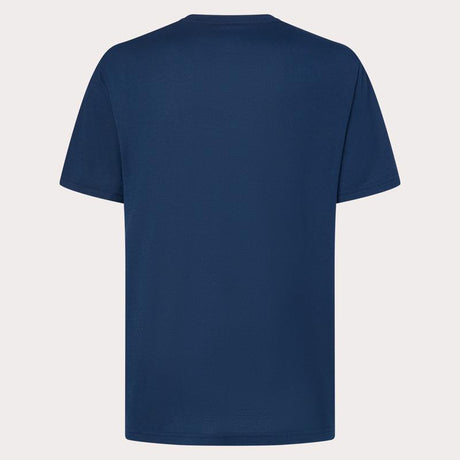 Oakley Bark New L Short Sleeve Men's Crew Neck Navy Tee Shirt
