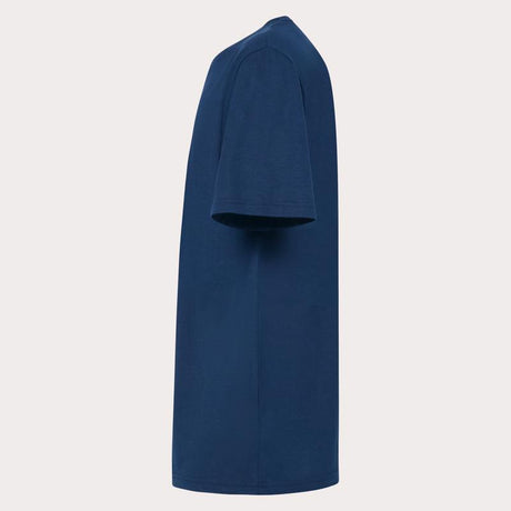 Oakley Bark New L Short Sleeve Men's Crew Neck Navy Tee Shirt