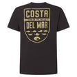 Costa M Short Sleeve Men's Crew Neck Black Species Shield Tee Shirt