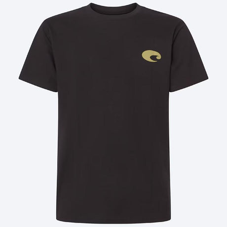 Costa M Short Sleeve Men's Crew Neck Black Species Shield Tee Shirt