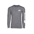 Costa L Long Sleeve Men's Crew Neck Gray Cationic Tee Shirt