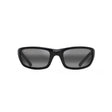 Maui Jim Stingray Unisex Gloss Black Frame Neutral Gray Lens Polarized Sunglasses