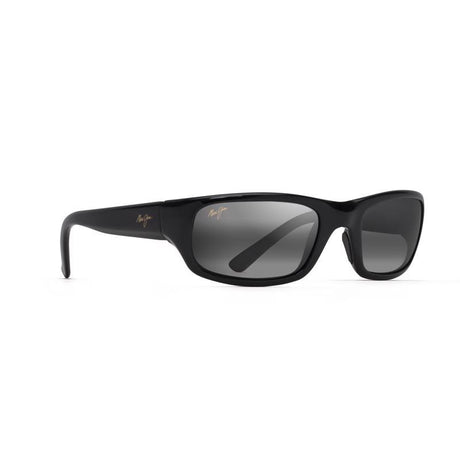 Maui Jim Stingray Unisex Gloss Black Frame Neutral Gray Lens Polarized Sunglasses