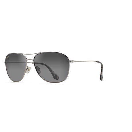 Maui Jim Cliff House Unisex Silver Frame Neutral Grey Lens Polarized Sunglasses