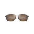 Maui Jim Hema Unisex Rootbeer Matte Frame HCL Bronze Lens Polarized Sunglasses
