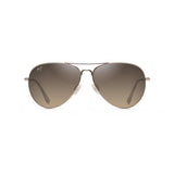 Maui Jim Mavericks Unisex Gold Frame HCL Bronze Lens Polarized Sunglasses