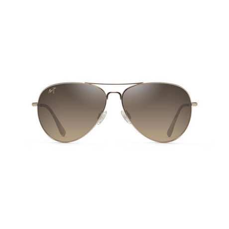 Maui Jim Mavericks Unisex Gold Frame HCL Bronze Lens Polarized Sunglasses
