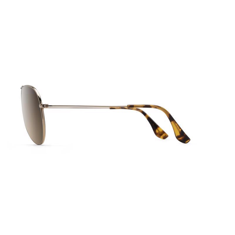 Maui Jim Mavericks Unisex Gold Frame HCL Bronze Lens Polarized Sunglasses