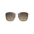 Maui Jim Tiger Lily Women's Dark Tortoise W/Gold Frame HCL Bronze Lens Polarized Sunglasses