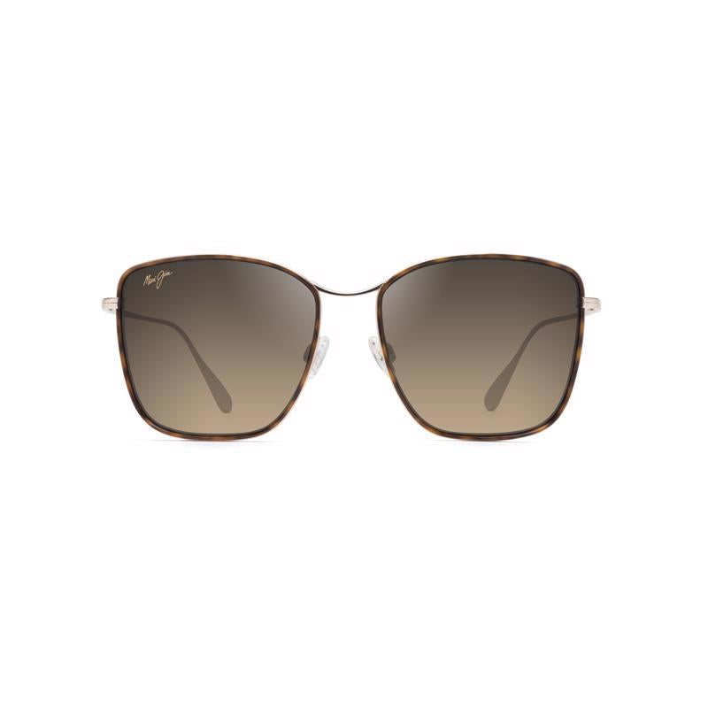 Maui Jim Tiger Lily Women's Dark Tortoise W/Gold Frame HCL Bronze Lens Polarized Sunglasses