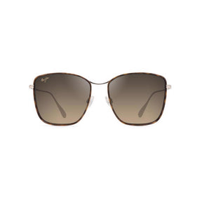 Maui Jim Tiger Lily Women's Dark Tortoise W/Gold Frame HCL Bronze Lens Polarized Sunglasses