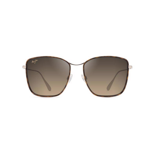 Maui Jim Tiger Lily Women's Dark Tortoise W/Gold Frame HCL Bronze Lens Polarized Sunglasses