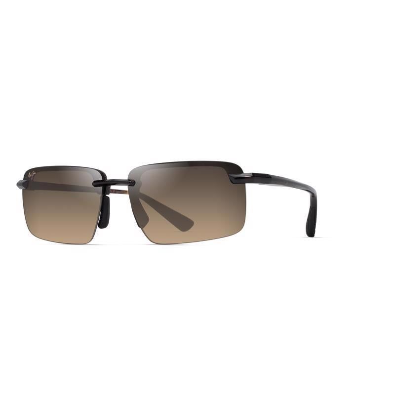 Maui Jim Laulima Unisex Shiny Dark Havana Frame HCL Bronze Lens Polarized Sunglasses
