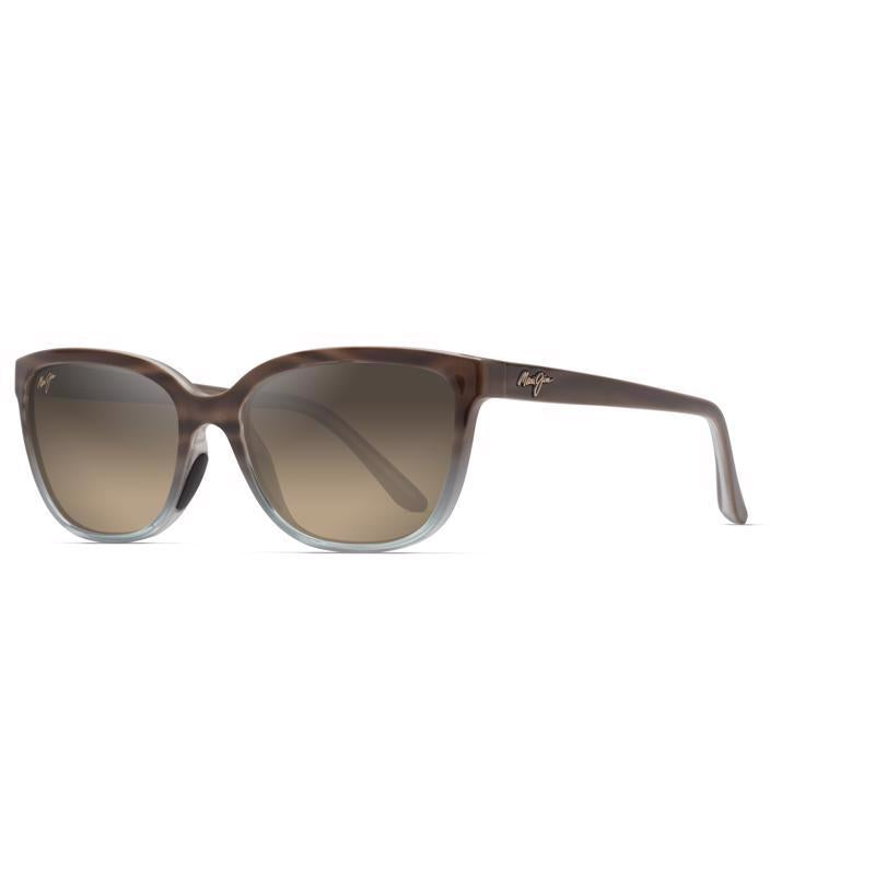 Maui Jim Honi Women's Sandstone with Blue Frame HCL Bronze Lens Polarized Sunglasses