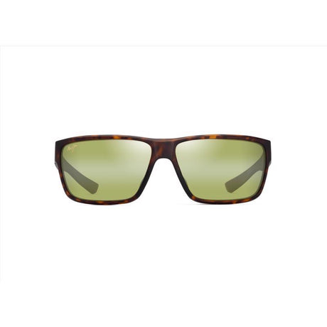 Maui Jim Uila Men's Matte Dark Havana w/Black Frame Maui HT Lens Polarized Sunglasses