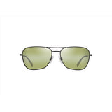Maui Jim Naauao Men's Matte Black Varnish Frame Maui HT Lens Polarized Sunglasses