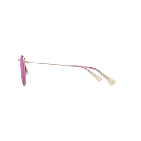 Maui Jim Pukaua Unisex Shiny Light Gold with Pink & Yellow Frame Maui Sunrise Lens Polarized Sunglas