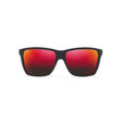 Maui Jim Cruzem Unisex Matte Black Frame Hawaii Lava Lens Polarized Sunglasses