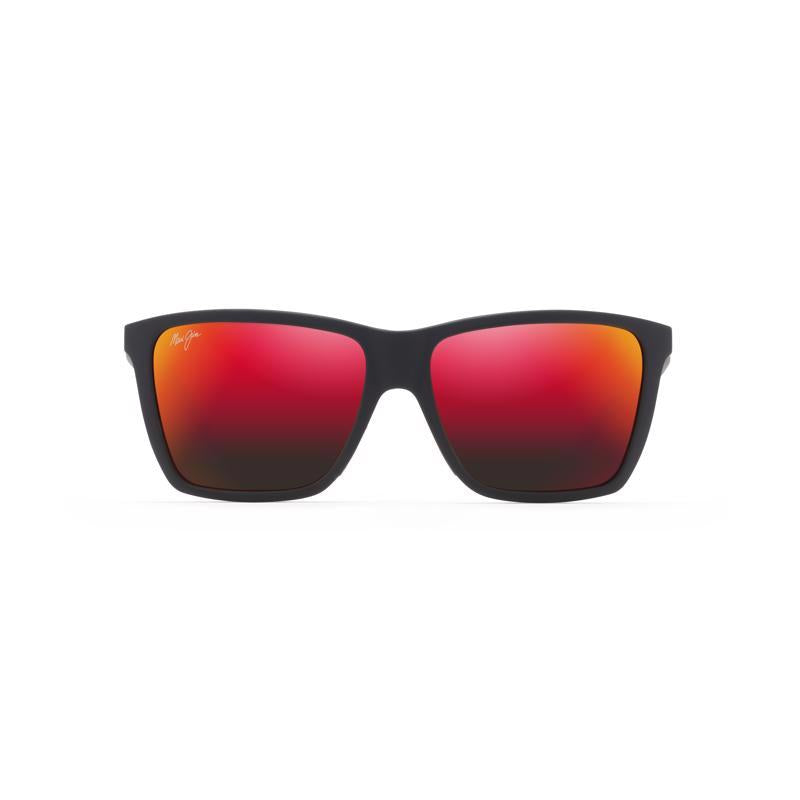 Maui Jim Cruzem Unisex Matte Black Frame Hawaii Lava Lens Polarized Sunglasses