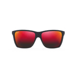 Maui Jim Cruzem Unisex Matte Black Frame Hawaii Lava Lens Polarized Sunglasses