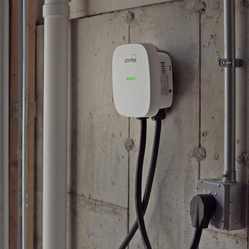 Leviton EV Series 240 40 Level 2 Electric Vehicle Charging Station With Wi-Fi 25
