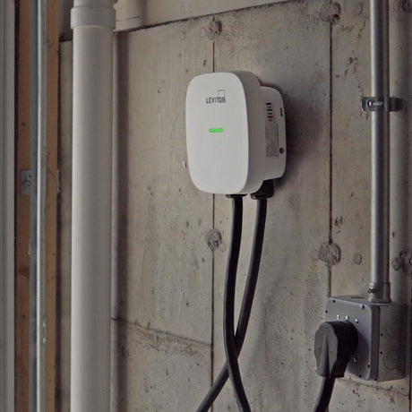 Leviton EV Series 240 40 Level 2 Electric Vehicle Charging Station With Wi-Fi 25