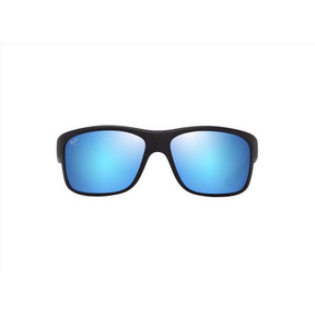 Maui Jim Southern Cross Men's Matte Black/Blue Frame Blue Hawaii Lens Polarized Sunglasses