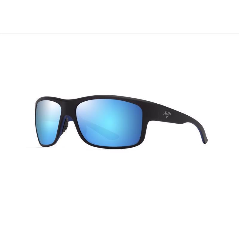 Maui Jim Southern Cross Men's Matte Black/Blue Frame Blue Hawaii Lens Polarized Sunglasses