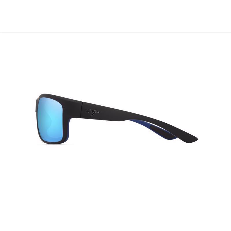 Maui Jim Southern Cross Men's Matte Black/Blue Frame Blue Hawaii Lens Polarized Sunglasses